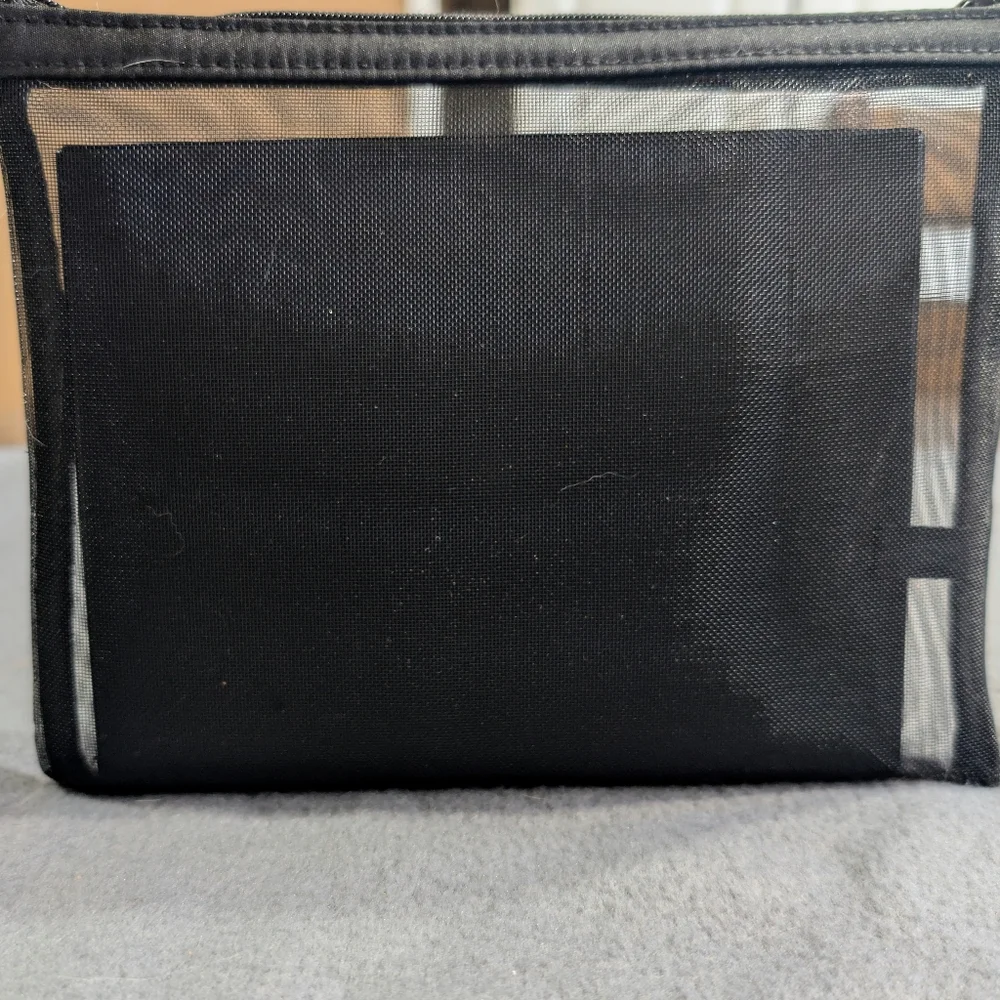 NEW Mary Kay portable‎ mirror with stand zippered mesh bag included